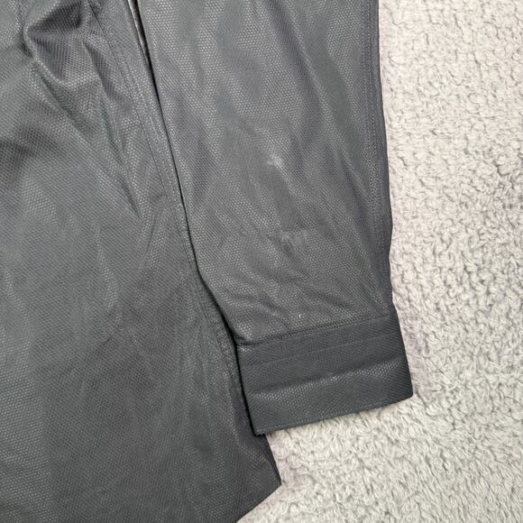 Maceoo Shirt Mens M (3) Black Fibonacci AngledLines Classic Tuxedo Italian - Picture 10 of 14